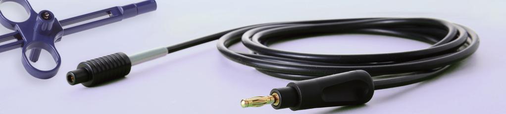 Active Cords, Spray Catheters & Bite Block Reusable Active Cords Active Cords for Connecting Medi-Globe Instruments to HF-Generators of Various Manufacturers Catalog No.