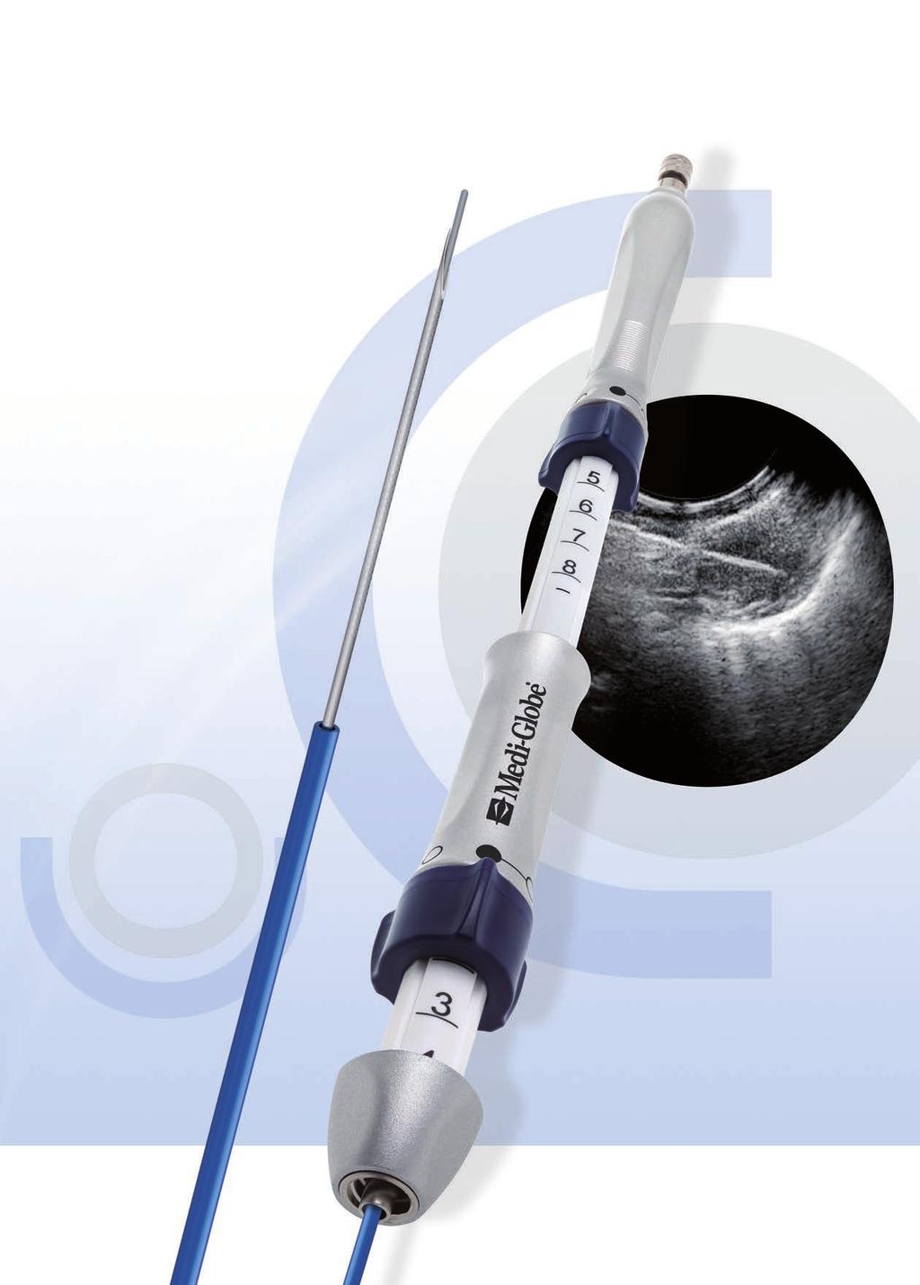 SonoTip Pro Control Endoscopic Ultrasound-Guided FNA System Single Use Twist-Lock Technology for Sheath & Needle Length Adjustment Single Hand Operation Needle Length Adjustment (0-8.