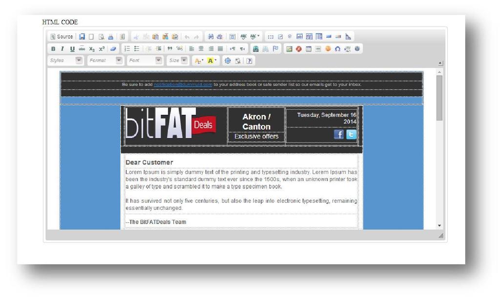 By default Active Deals are opened, administrator can search deals related to specific company.