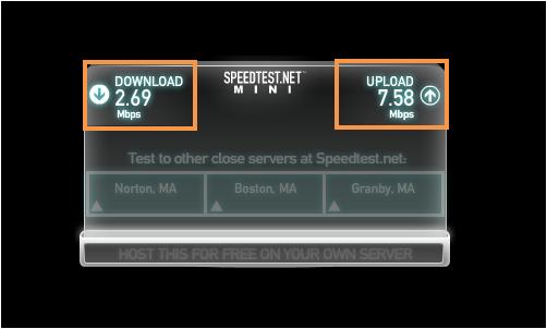 0 Mbps: Expect adequate performance. Greater than 2.