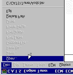 Once you have read the EPROM and saved the resulting binary file you now have a file that you can open in the Tuner program.