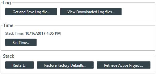 CONVERGE Pro 2 CONSOLE Stack - Live 185 3. Under Log in the Admin screen, click Get and Save Log file. The Browse for Files and Folders dialog box appears: 4.
