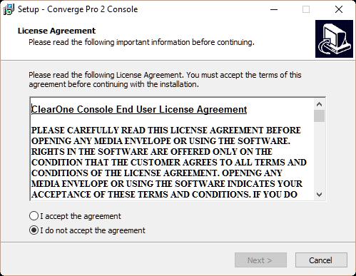 CONVERGE Pro 2 CONSOLE Introduction 9 3. Read the license agreement. 4.