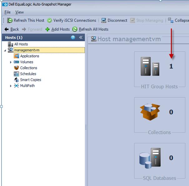 3.2 Add the Hyper-V host into to the HIT Group managed from ASM/ME A HIT Group is a group of one or more hosts (and/or virtual machines) that is protected from ASM/ME.