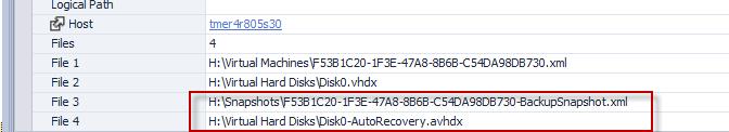 This gives a backup requester a clean, crash consistent copy of the virtual machines VHDX files. After the backup, the checkpoint is merged. The checkpoint AVHDX file as well as a backupsnapshot.