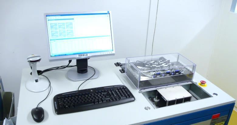 Figure 2 Baseplate flatness test system Control Software, Visualization and Automation The control and visualization software together with a user friendly interface are crucial to both allowing for