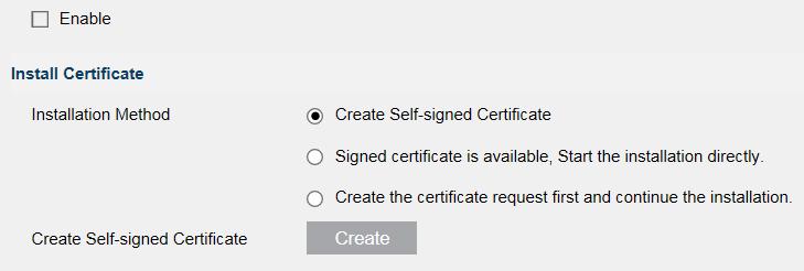 1. Enter the HTTPS settings interface. Network > HTTPS. 2. Check the checkbox of Enable to enable the function. Figure 6-9 HTTPS Configuration Interface 3.