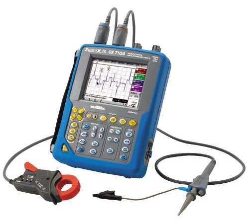 Scopix III, portable and self-contained digital oscilloscope 40 to 200MHz OX 7042 OX 7062 OX 7102 - OX 7104 OX 7202 - OX 7204 From the laboratory to the field, from diagnostic to appraisals, for