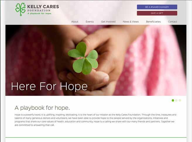 Kelly Cares Foundation Sample Creative Kelly