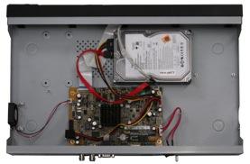 4. Place the HDD on the bottom of