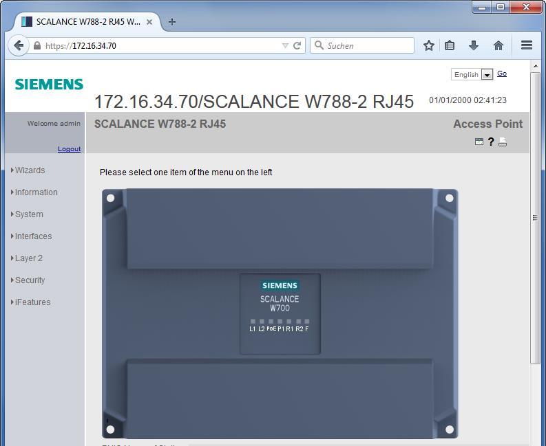 Siemens AG 2016 All rights reserved 5.3 SCALANCE W788-2 RJ45 configuration 3.