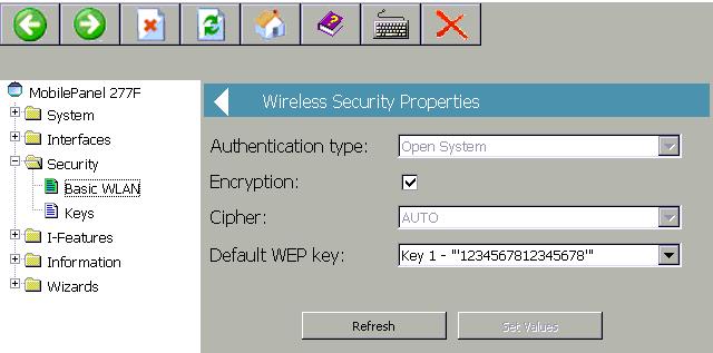 Siemens AG 2016 All rights reserved 5.6 Mobile panel configuration 17. Security Basic WLAN Open the Security > Basic WLAN folder. Enable the Encryption option.