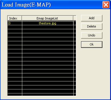 Step 3: After the image is added, the filename of the image will be displayed in the Load Image window. Index indicates the order of the files.