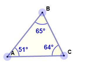 equilateral, isosceles or scalene Obtuse Has an
