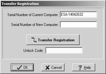 Transferring the Registration