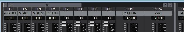 If you re using a large monitor, this is a convenient way to view numerous channel strips simultaneously.