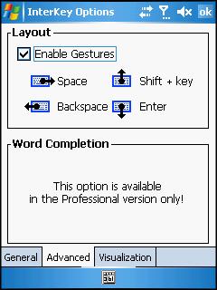 Word Completion Word suggesting settings are available only for InterKey 2.0 Professional or for any InterKey Edition with narrow set of national keyboard layouts. For InterKey 2.