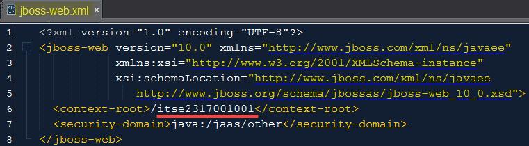 Create another XML Document file using the same steps as above but name it web.xml.