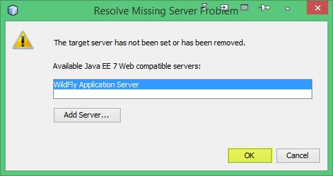 If a web server has NOT been assigned to the project, R-click the project name in the Project window to specify the server and select Specify Web Server at the bottom of the menu or in Properties.