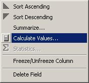 Calculating fields Record values can be altered based on expressions Expressions can use other fields Acts on selected set of