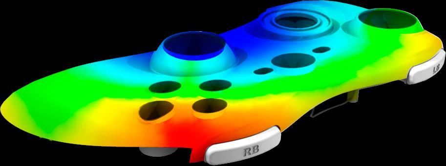 Plastic flow simulation Simulate the flow of melted plastic to help optimize part and mold designs, reduce potential part defects, and improve the