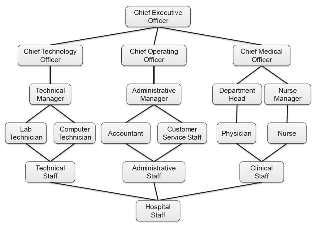 Visualizing Role Hierarchy Role hierarchies can be graphically represented with a diagram where