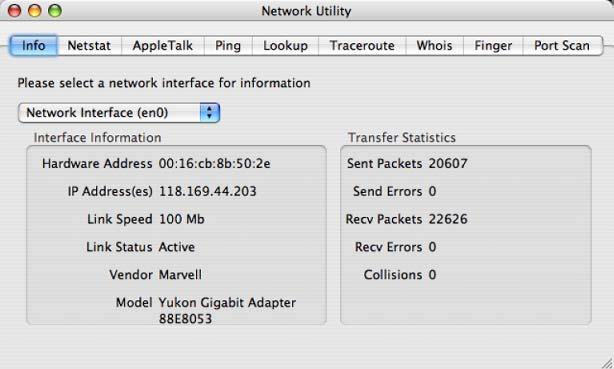 Appendix C Setting Up Your Computer s IP Address Figure 65 Mac OS X 10.