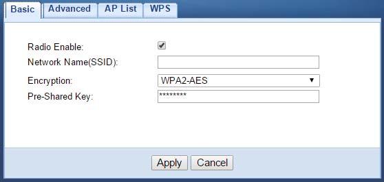 Chapter 12 AP Connection Use the Advanced screen (Section 12.4 on page 68) to configure wireless advanced settings such as the wireless band and channel bandwidth. Use the AP List screen (Section 12.