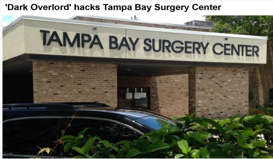 Ransomware: The Stakes Are Higher, Pay or We Will Release Your Patient s Information Onto the Internet TAMPA The Tampa Bay Surgery Center sent a letter to 25,000 patients alerting then that their
