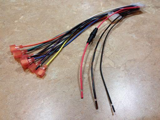 Step 3: 1) Connect the black/orange ignition wire to your ignition.