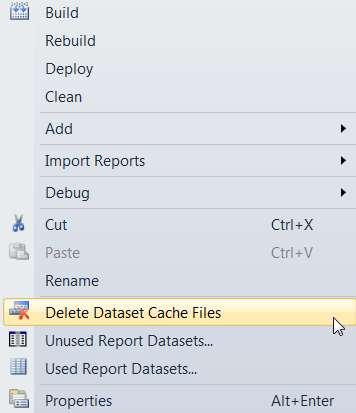 BIDS Helper Delete Dataset Cache Files Deletes the *.data files stored locally to force refresh of data. Unused Report Datasets Locates unused datasets to delete.