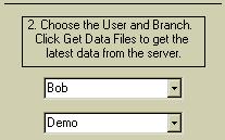 3 Select the PalmID to be updated 4 Select the Branch for which you wish to retrieve data.