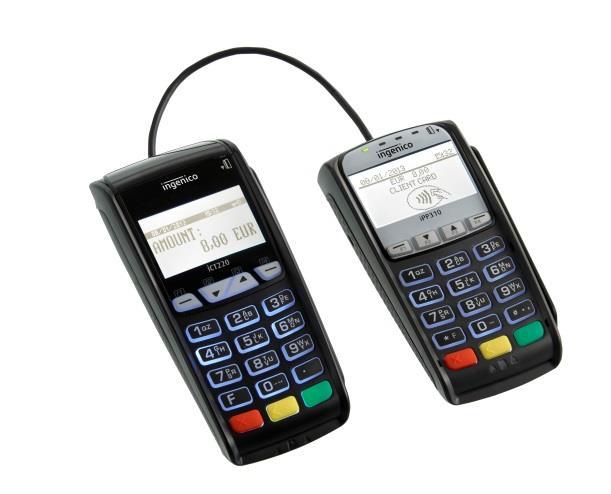 The Ingenico ict 220 is an Ethernet based terminal with dial backup and PIN pad connectivity capability CONNECTING/INITIALIZING THE TERMINAL Turn over terminal and plug the various ends of the magic