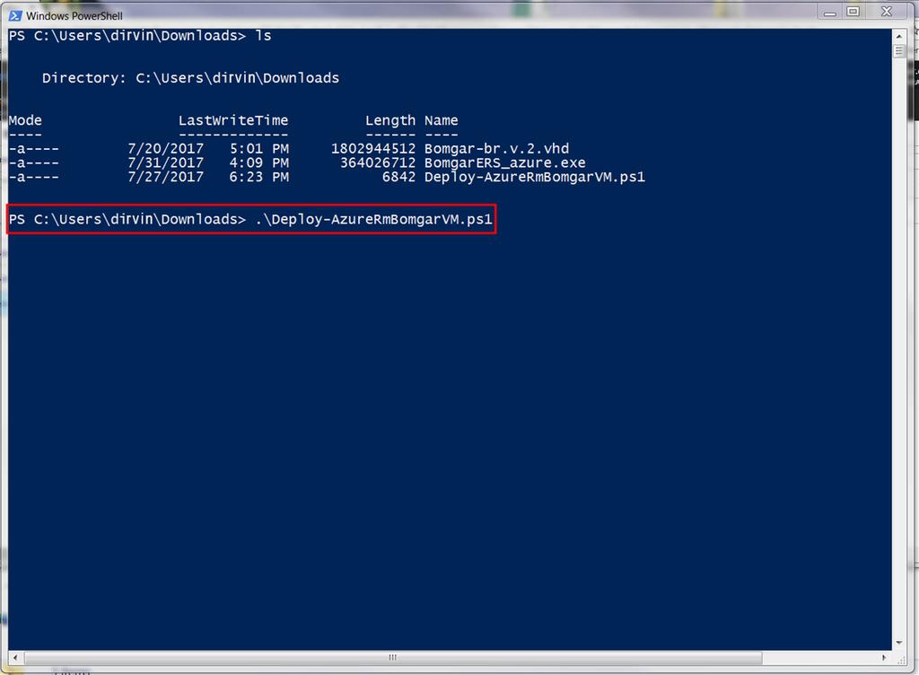 9. Save and run the script in Windows PowerShell. 10.