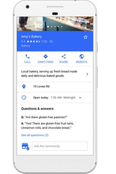 2 PRACTICAL TIPS FOR USING GOOGLE S LOCAL Q&A FEATURE Google s idea behind introducing the Q&A into local search was to get most updated and relevant data about businesses and places.