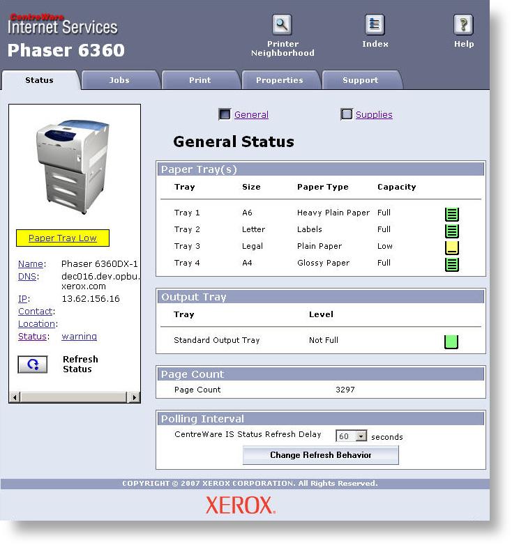 Not only is the Phaser 6360 printer ultra- Built for sharing High-capacity paper volumes, powerful performance features and seamless network integration make the Phaser 6360