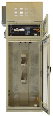 Charles Small Cell CUBE enclosures house Ethernet demarcation devices, AC/DC rectifiers, Small Cell radios