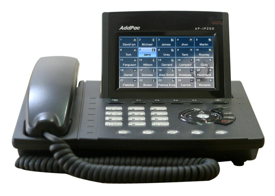 AP-IP250 Premium IP Phone Hardware Specification RISC CPU High-end DSP User