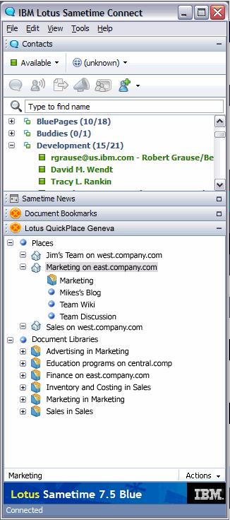 system to libraries and team workspaces Integrated action menu Quick contextual