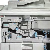 In addition, each device holds two toner bottles good for 60,000 copies each, for a total yield of 120,000 copies before additional toner must be added.
