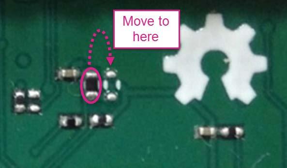 The hardware configuration steps are: 1) Find the group of resistors on the bottom of LinkIt Smart 7688 in the upper-right, as circled in Figure 4.