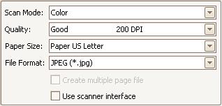 4. Choose a mode to scan in under 'Scan Mode' and a file format under 'File Format.