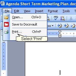 Using PDF Creator With Docsvault, you can create PDF files from any application that has printing capabilities.