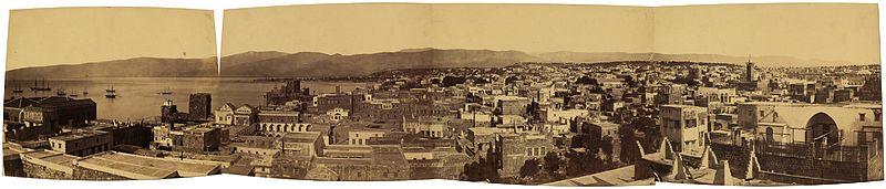 Panoramic Photos are old Sydney, 1875