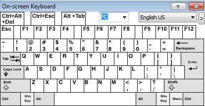 Chapter 7. The User Interface The On-Screen Keyboard The KVM over IP switch supports an on-screen keyboard, available in multiple languages, with all the standard keys for each supported language.