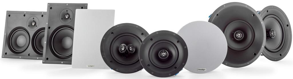 EM-R 3-way Round In-Ceiling Speaker. 8" aluminum cone with cast aluminum basket. Concave dust cap. 1x 1" x 1.4" Folded Motion Transducer. Sensitivity: 92 db, Recommended Amplifier Power: 20-300 watts.