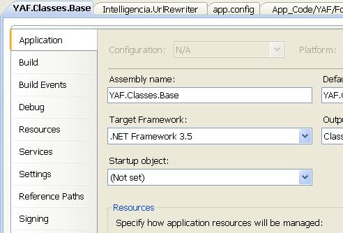set the Target Framework to.net Framework 3.5: 5. Copy the recommended-netv3.5-web.config file from webconfigs folder to the YetAnotherForum.NET folder and rename the file to web.config. 6.