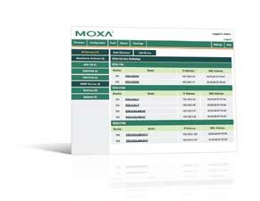 Managed MoxaNMS 0 Moxa NMS Preliminary Network management software for monitoring industrial networks Overview 1 Moxa NMS s remote management capability provides an integrated environment for