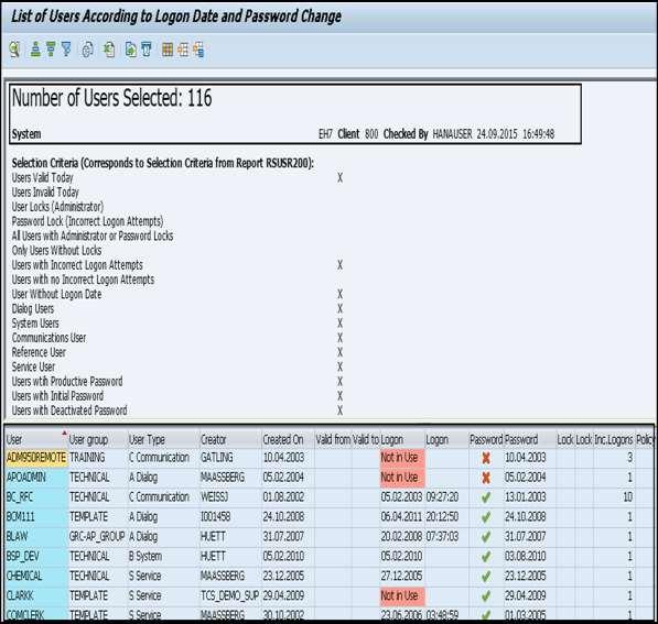 In a SAP system, it is also possible that you use Security Audit Log