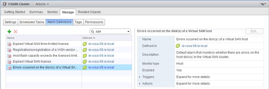 Monitor vsan with VSAN Observer The VMware VSAN Observer is a performance monitoring and troubleshooting tool for vsan.